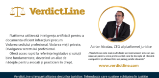 Adrian Nicolau, CEO al platformei juridice VerdictLine.com, prezintă soluții inovatoare pentru documentarea infracțiunilor precum Violarea sediului profesional, Violarea vieţii private, și Divulgarea secretului profesional cu ajutorul inteligenței artificiale. VerdictLine.com oferă avocaților și practicienilor acces rapid la referințe legislative și jurisprudențiale, facilitând analiza detaliată a spețelor penale din România.