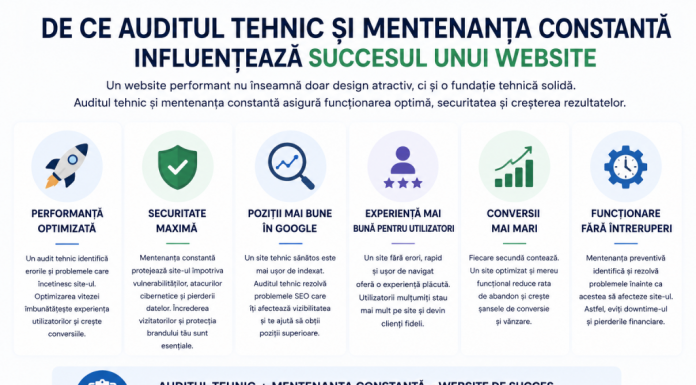 De ce auditul tehnic și mentenanța constantă influențează succesul unui website